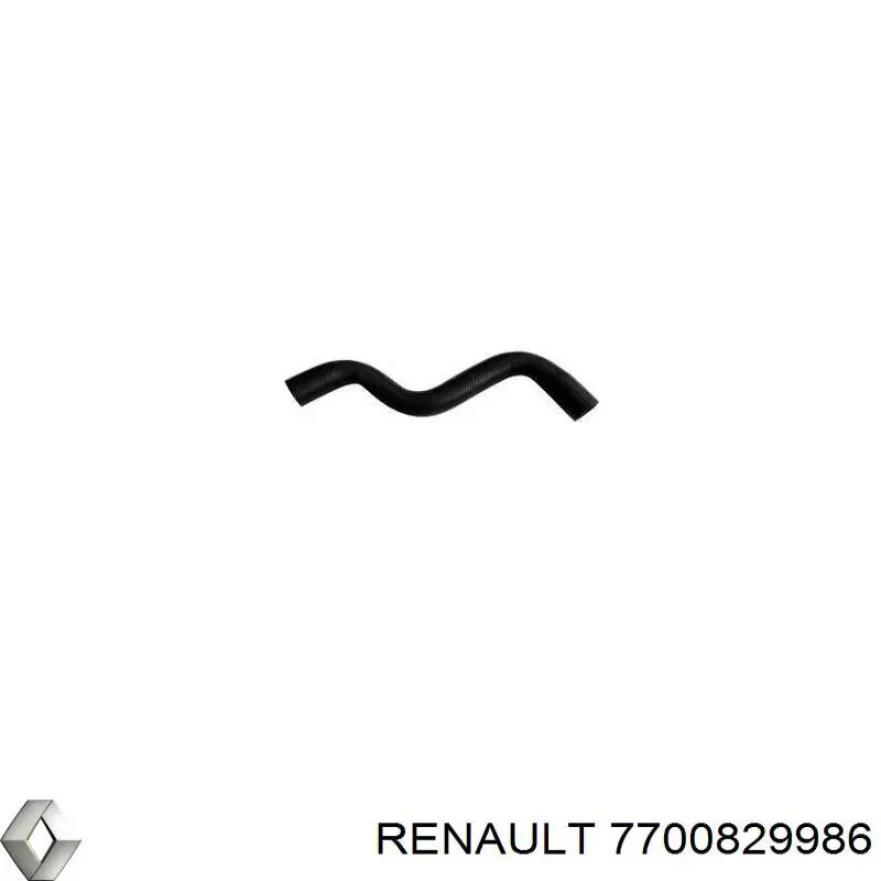 Патрубок радиатора 7700829986 Renault (RVI)