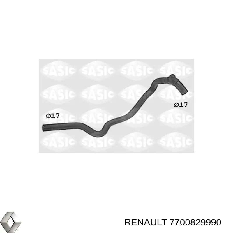 Патрубок термостата 7700829990 Renault (RVI)