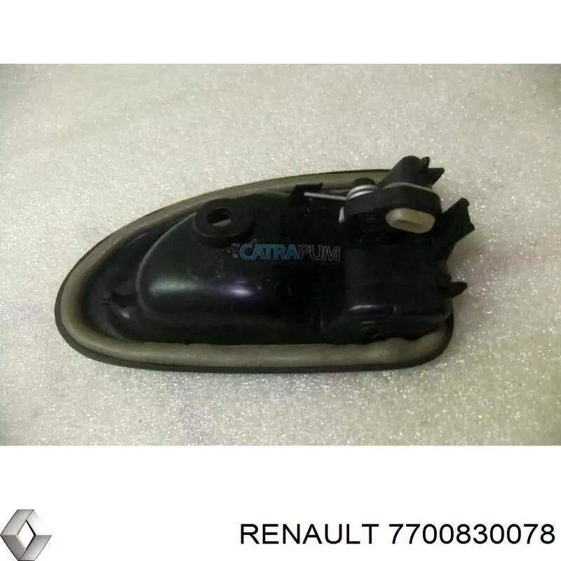 7700830078 Renault (RVI) maçaneta interna esquerda de braço da porta dianteira