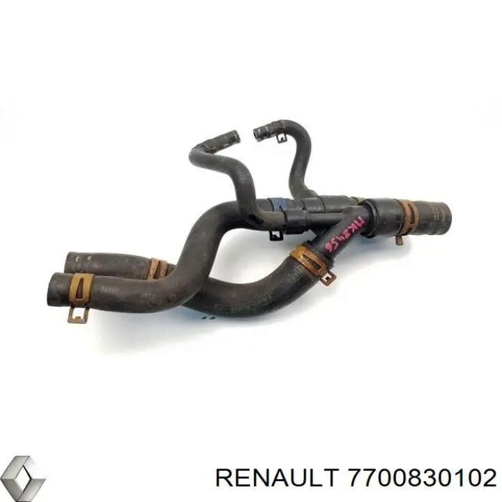 Шланг радиатора отопителя (печки), подача на Renault Megane I 