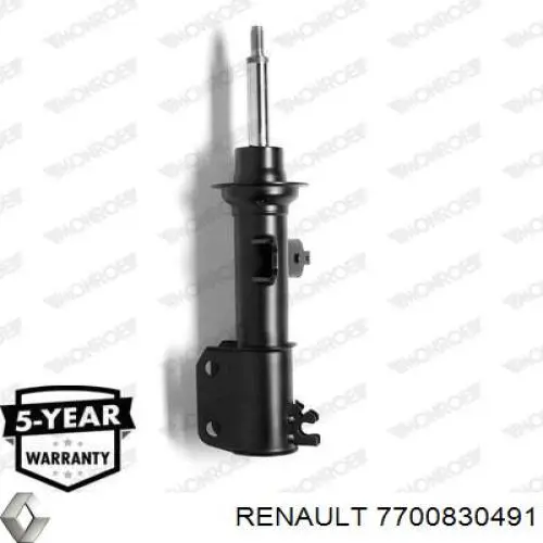 Амортизатор передний 7700830491 Renault (RVI)