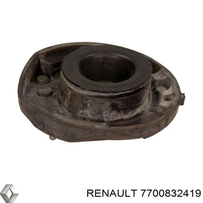 Soporte amortiguador delantero izquierdo 7700832419 Renault (RVI)