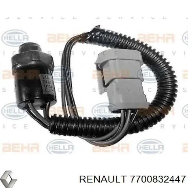 7700832447 Renault (RVI) датчик абсолютного давления кондиционера