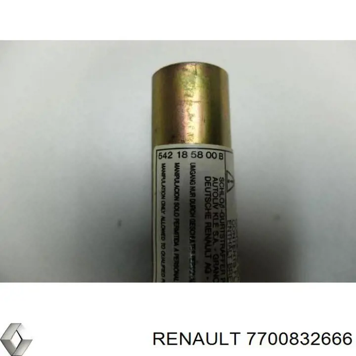 Купить 7700832666 Renault (RVI) Рычаг (замок) фиксации ремня безопасности передний левый