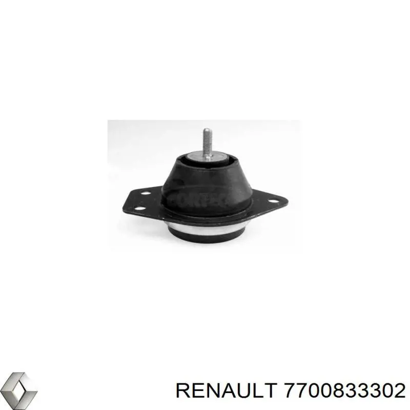 7700833302 Renault (RVI) подушка (опора двигателя правая)