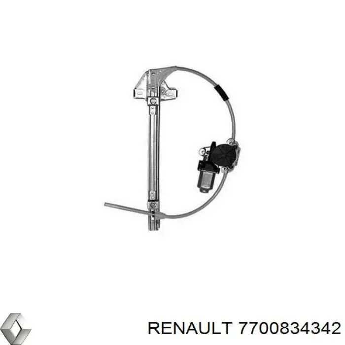 Механизм стеклоподъемника двери задней, правой Renault (RVI) 7700834342 цена, от 98.23 USD