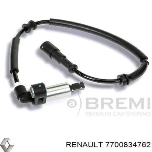 Датчик АБС задний правый 7700834762 Renault (RVI)