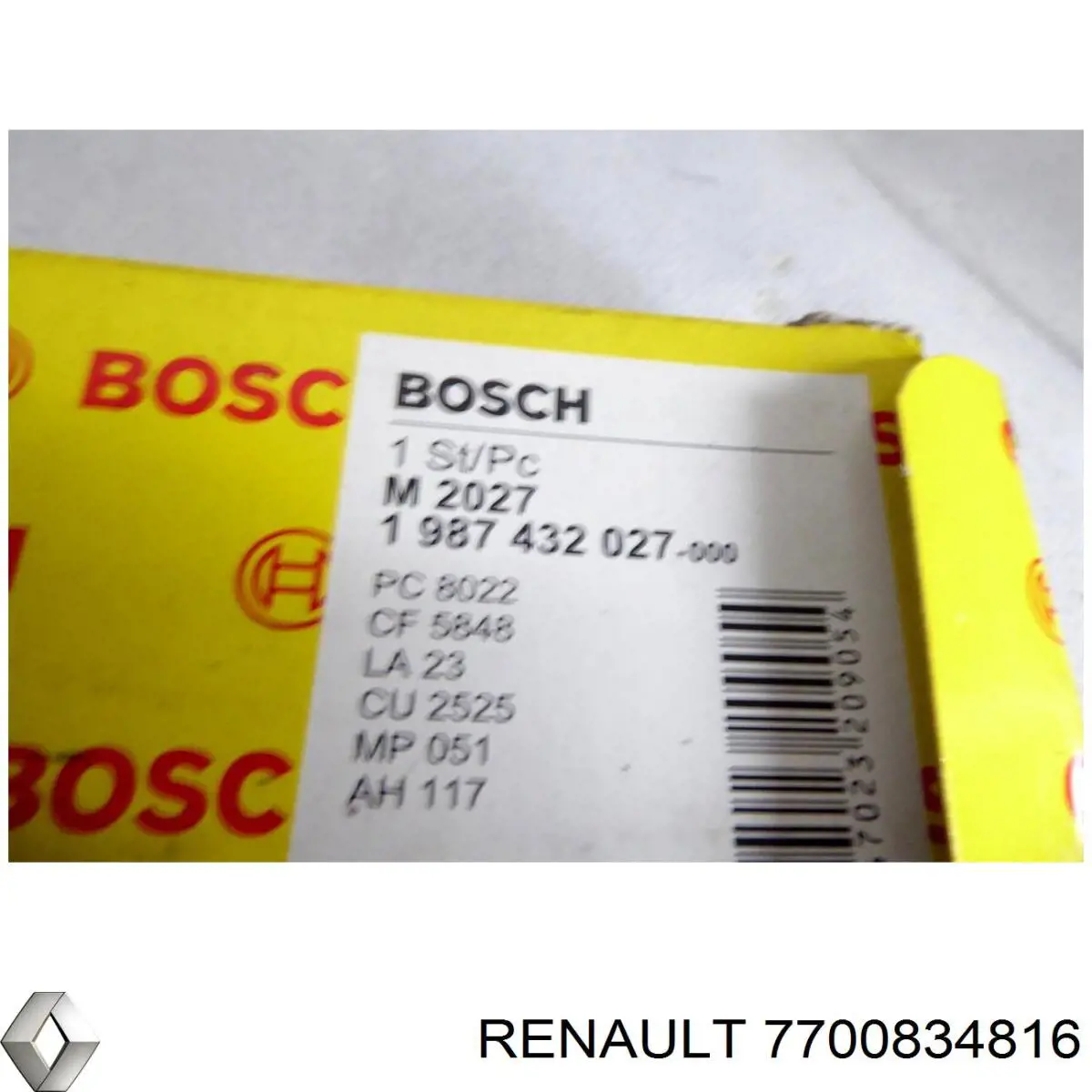 Купить 7700834816 Renault (RVI) Фильтр салона угольный