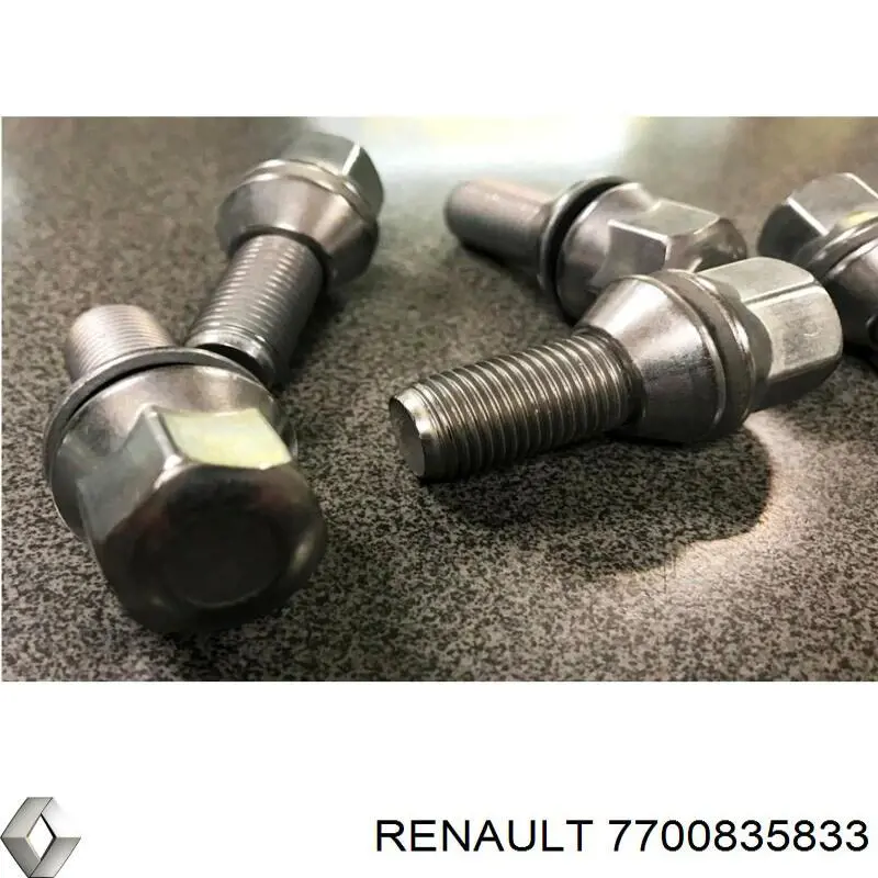 Tornillo de rueda 7700835833 Renault (RVI)