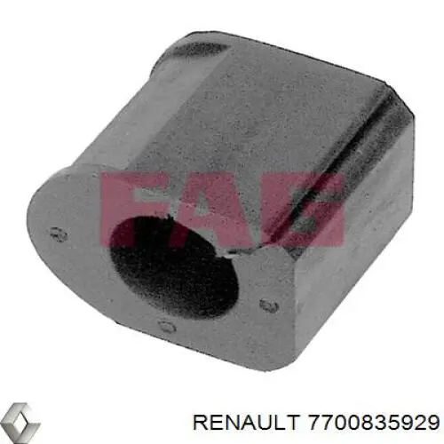 Втулка стабилизатора переднего внутренняя Renault (RVI) 7700835929 цена, от 2.53 USD