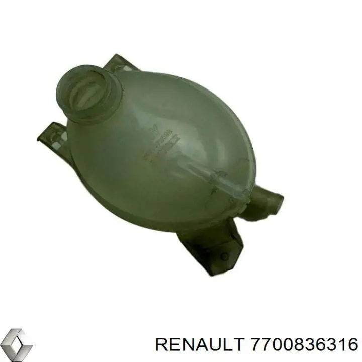 Купить 7700836316 Renault (RVI) Водяной бачок системы охлаждения
