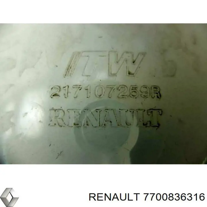 Бачок системы охлаждения 7700836316 Renault (RVI)