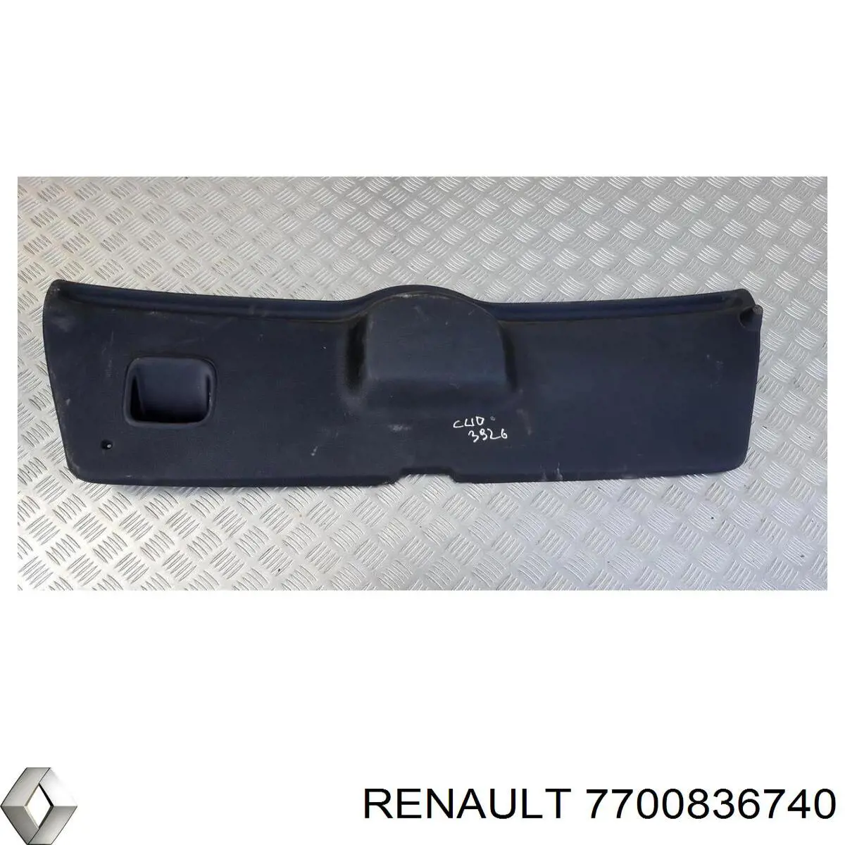 Обшивка (облицовка) крышки багажника (двери 3/5-й задней) на Renault Clio II 