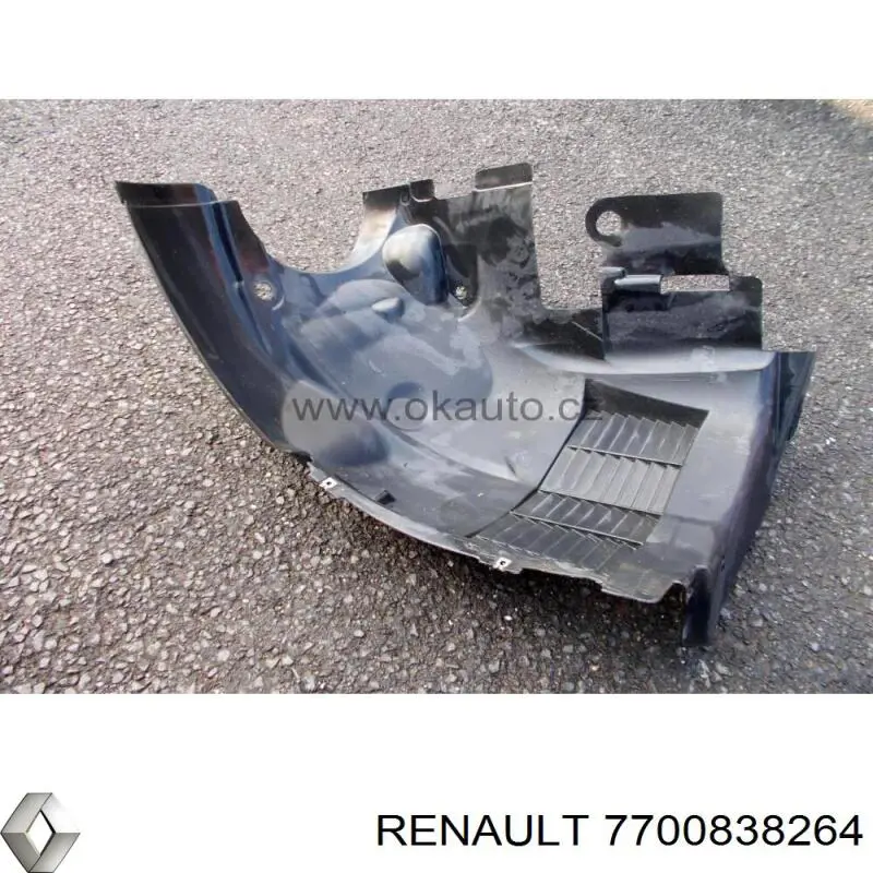 Подкрылок крыла переднего левый передний Renault (RVI) 7700838264 цена, от 11.40 USD