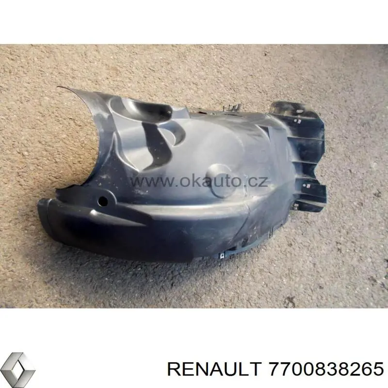 Подкрылок крыла переднего правый передний Renault (RVI) 7700838265 цена, от 7.35 USD