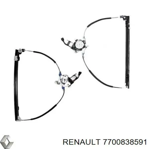 Стеклоподъемник передней правой двери Renault (RVI) 7700838591 цена, от 37.45 USD