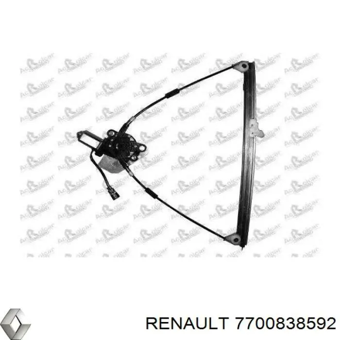 7700838592 Renault (RVI) Механизм стеклоподъемника передней левой двери
