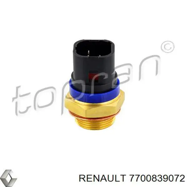 7700839072 Renault (RVI) датчик температуры охлаждающей жидкости (включения вентилятора радиатора)