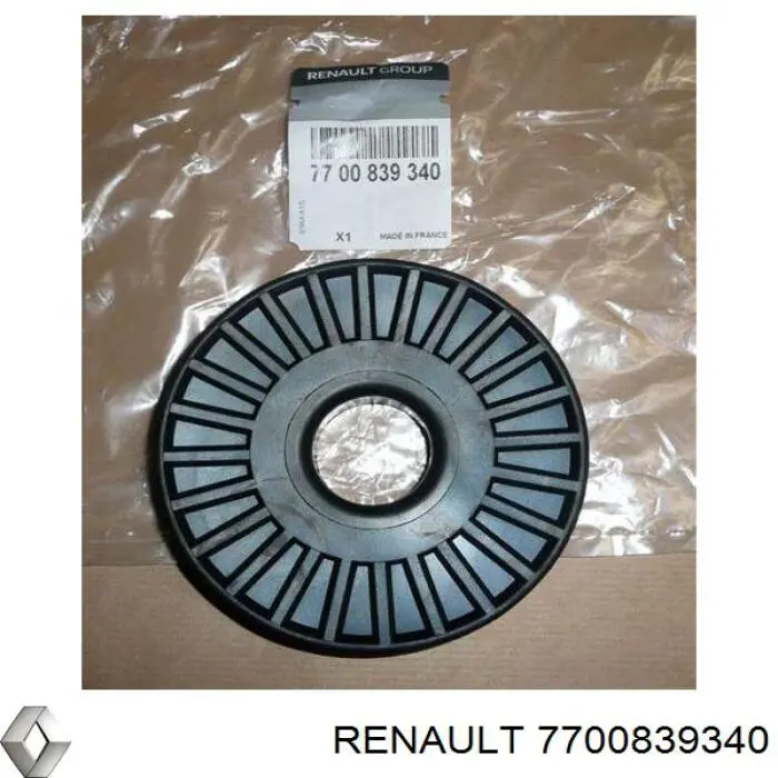 7700839340 Renault (RVI) проставка (резиновое кольцо пружины задней)