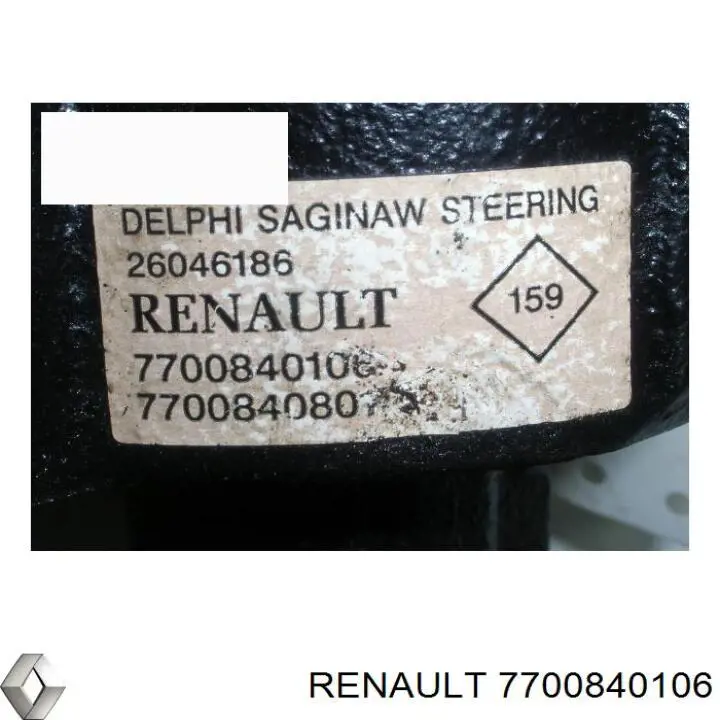 Купить 7700840106 Renault (RVI) Насос рулевого управления