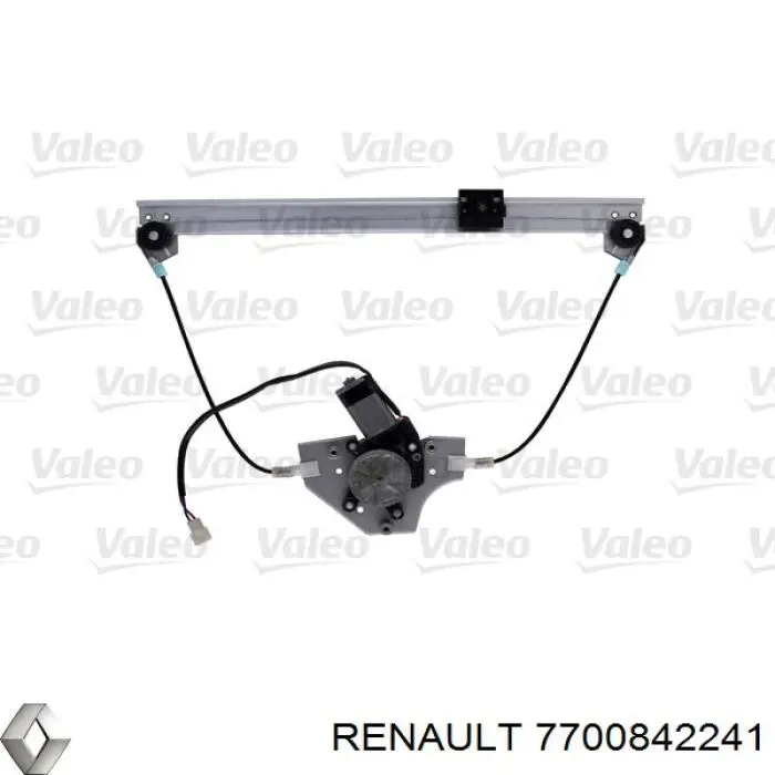 7700842241 Renault (RVI) mecanismo de acionamento de vidro da porta dianteira esquerda