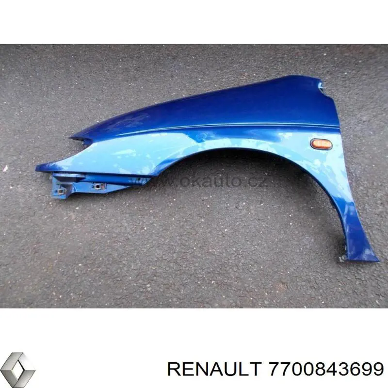 7700843699 Renault (RVI) крыло переднее левое