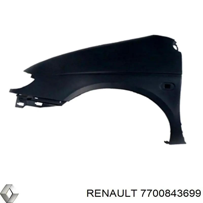 Крыло переднее левое Renault (RVI) 7700843699 цена, от 31.29 USD