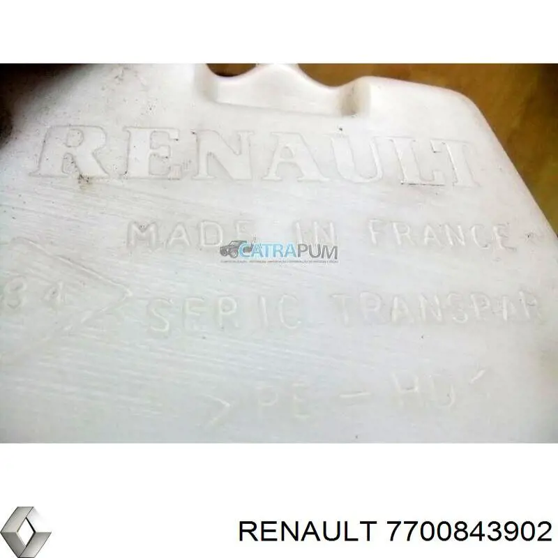 7700843902 Renault (RVI) Бачок омывателя стекла