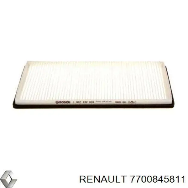 Фильтр воздушный отопителя Renault (RVI) 7700845811 цена, от 5.72 USD