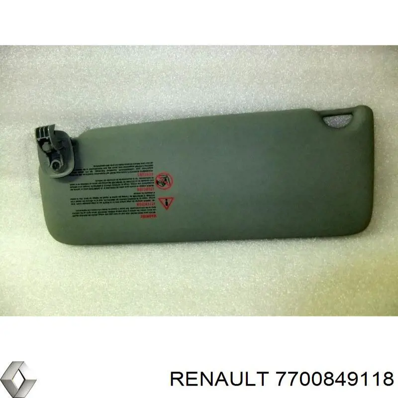 Козырек солнцезащитный автомобиля Renault (RVI) 7700849118 цена, от 10.14 USD