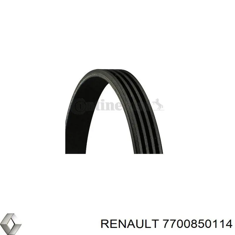 Ремень генератора 7700850114 Renault (RVI)