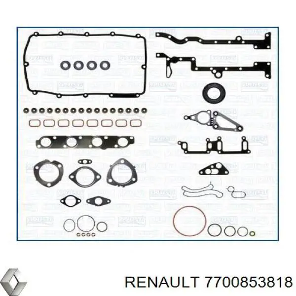 Прокладка ГБЦ 7700853818 Renault (RVI)