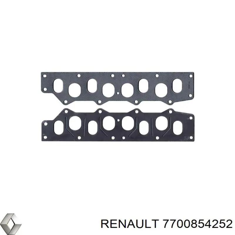 7700854252 Renault (RVI) прокладка коллектора впускного/выпускного совмещенная