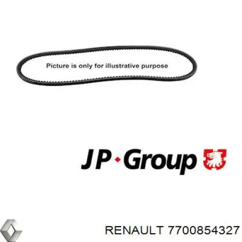 Купить 7700854327 Renault (RVI) Ремень генератора