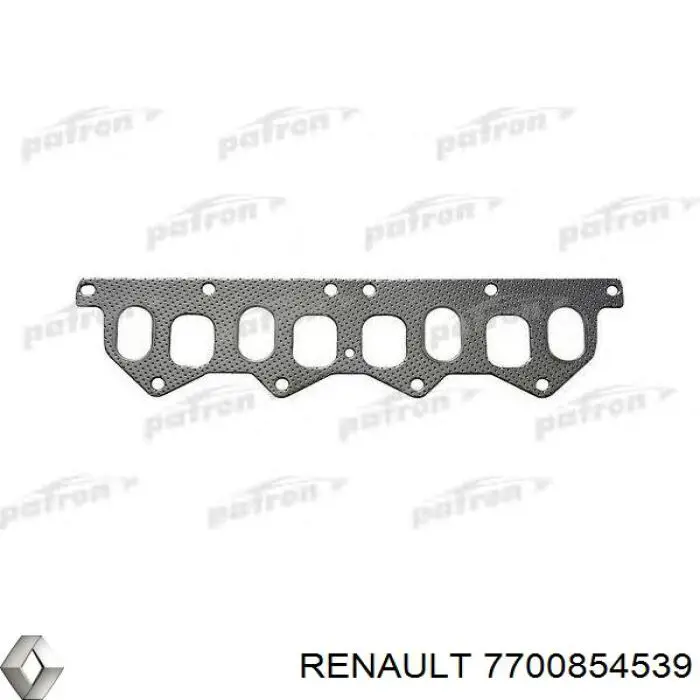 7700854539 Renault (RVI) прокладка коллектора впускного/выпускного совмещенная