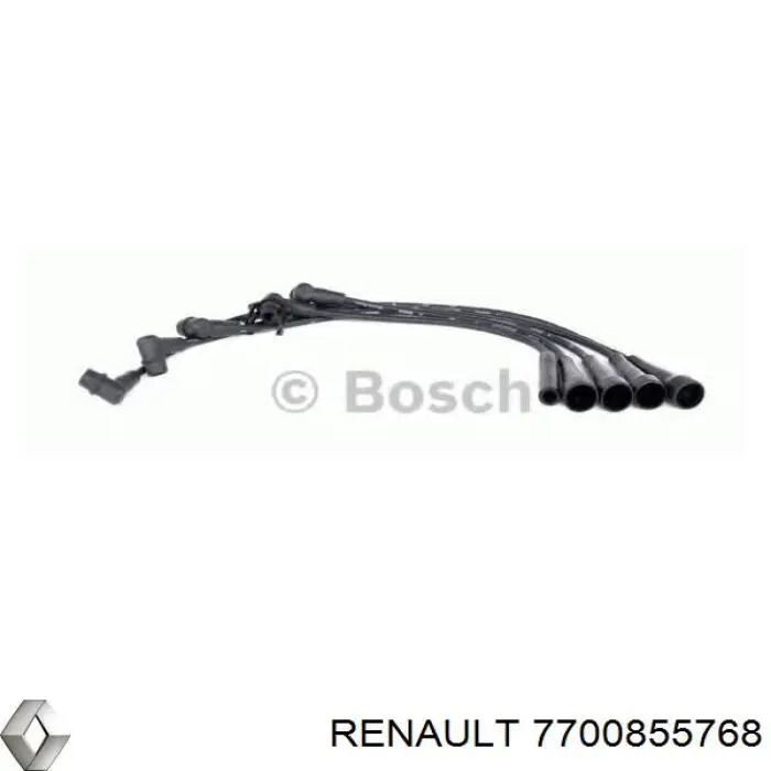 Juego de cables de encendido 7700855768 Renault (RVI)