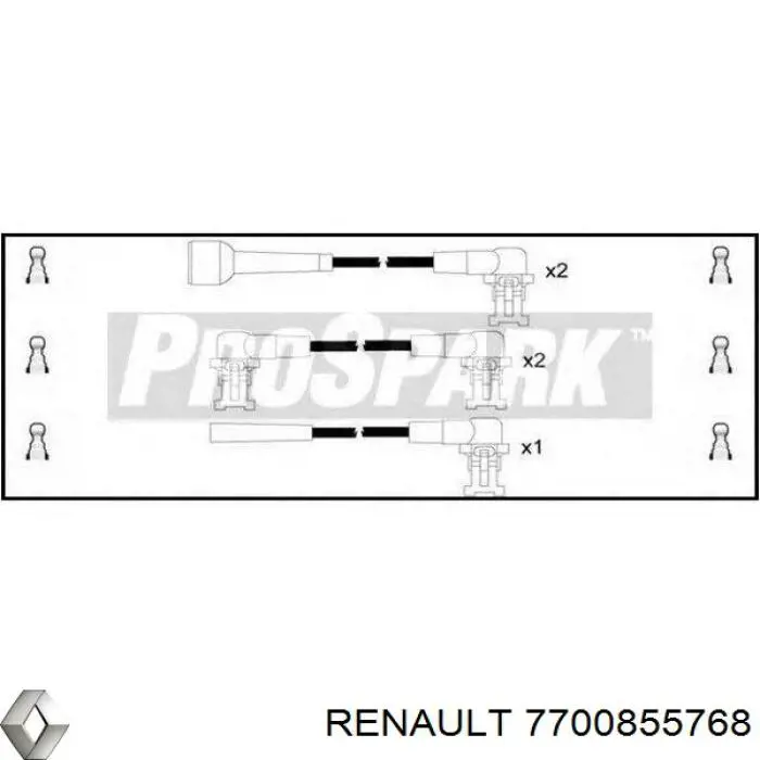 7700855768 Renault (RVI) Провода высоковольтные