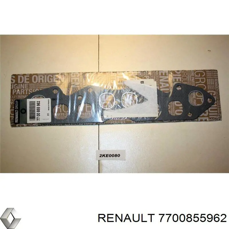 7700855962 Renault (RVI) прокладка коллектора впускного/выпускного совмещенная
