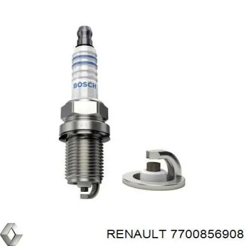 Свечи зажигания 7700856908 Renault (RVI)