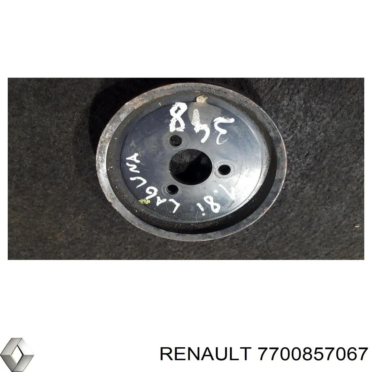 Шкив лопастного насоса гидроусилителя руля Renault (RVI) 7700857067 цена, от 10.27 USD