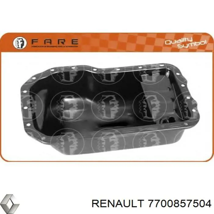 Масляный поддон двигателя Renault (RVI) 7700857504 цена, от 55.67 USD