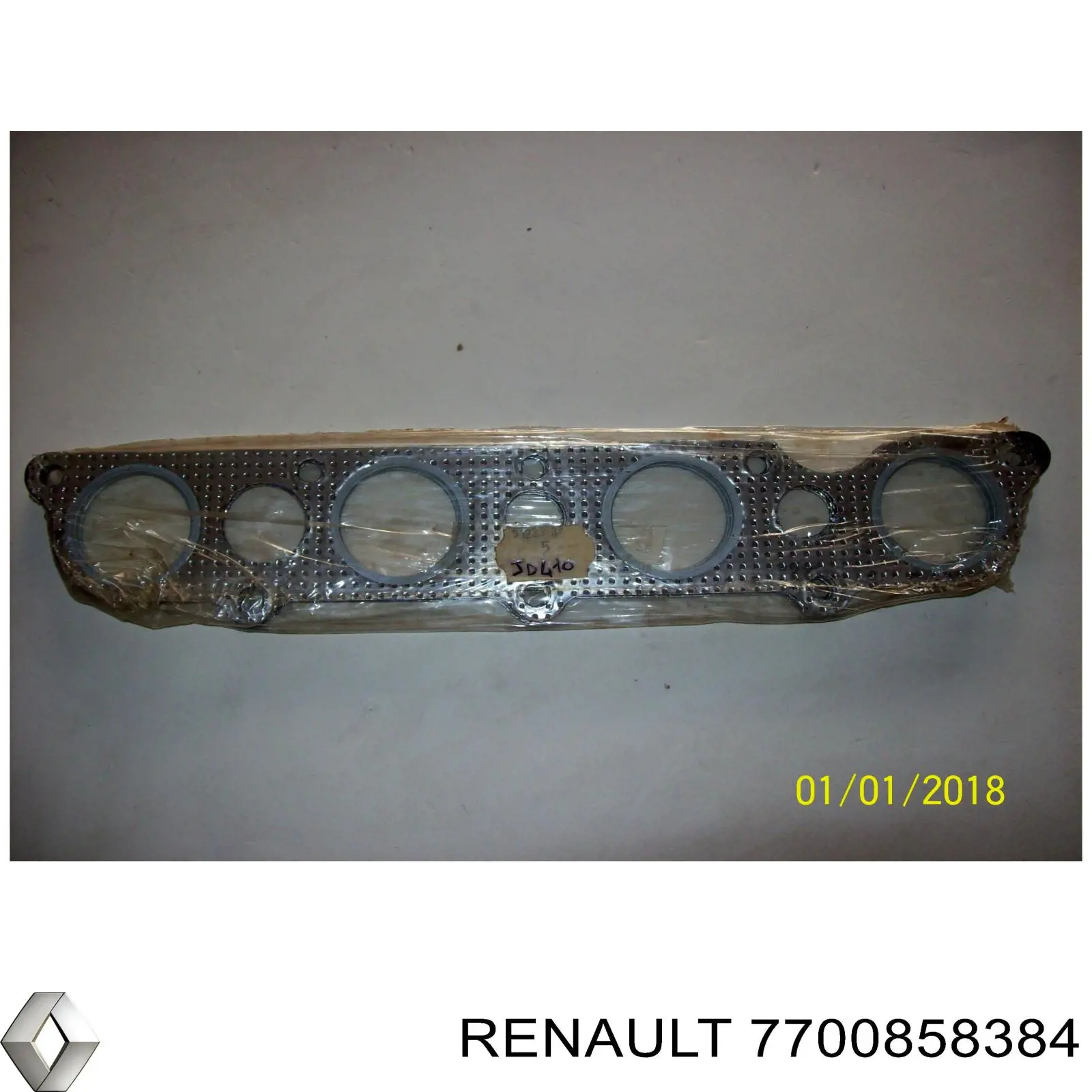 Прокладка коллектора 7700858384 Renault (RVI)