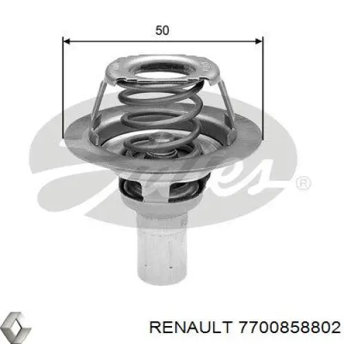 Термостат в корпусе Renault (RVI) 7700858802 цена, от 4.45 USD