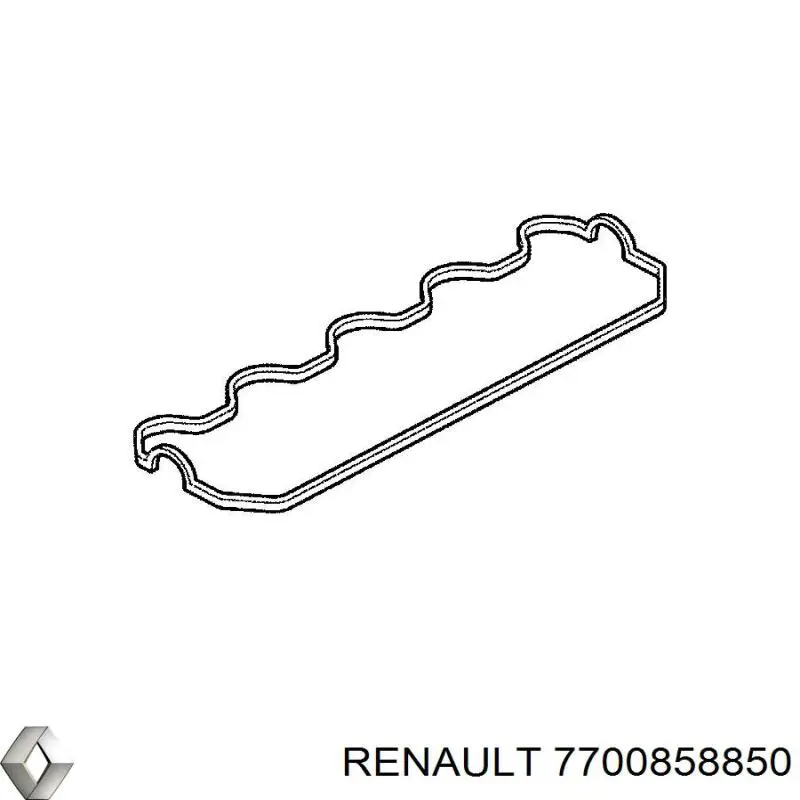 Купить 7700858850 Renault (RVI) Прокладка клапанной крышки двигателя