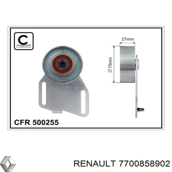 7700858902 Renault (RVI) натяжитель приводного ремня