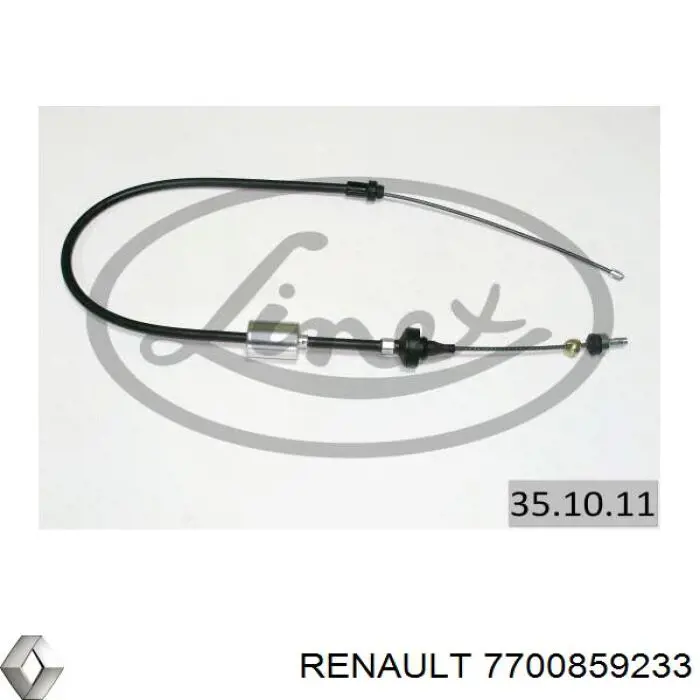 7700859233 Renault (RVI) Трос сцепления
