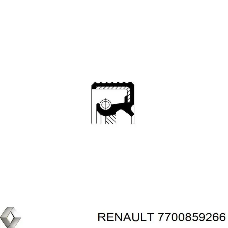 Сальник коленвала задний Renault (RVI) 7700859266 цена, от 29.64 USD