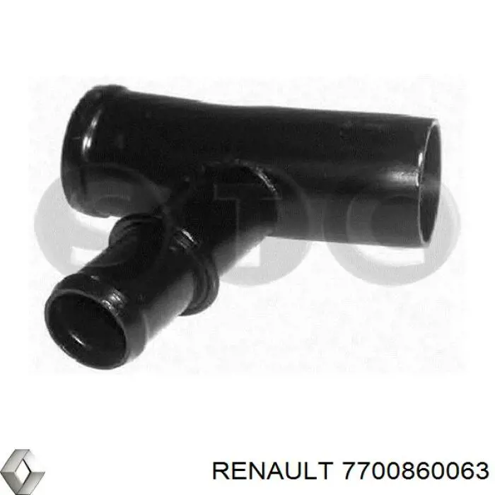 Фланец системы охлаждения 7700860063 Renault (RVI)