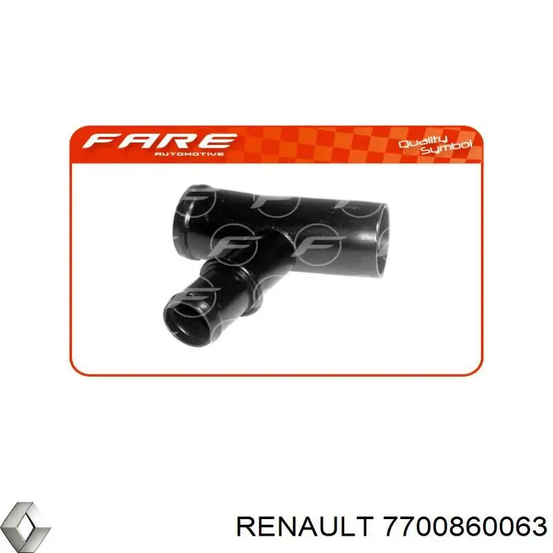 Фланец системы охлаждения Renault (RVI) 7700860063 цена, от 6.38 USD