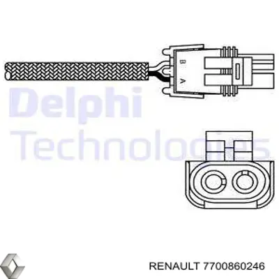 Лямбда-зонд 7700860246 Renault (RVI)